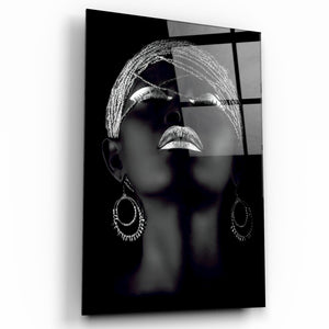 Freedom Of Silver | Glass Wall Art - Artdesigna