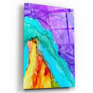 Colorful Marble | Glass Wall Art - Artdesigna