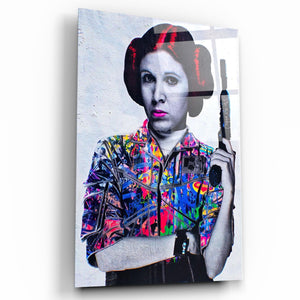 Vintage Leia | Glass Wall Art - Artdesigna