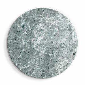 ・"Marble Stone - Gray"・Rounded Glass Wall Art - ArtDesigna Glass Printing Wall Art