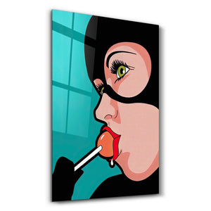 Lollipop | Designer's Collection Glass Wall Art - Artdesigna