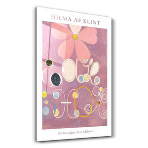 The Ten Largest No,5 Adulthood- Hilma Af Klint | Gallery Print Collection Glass Wall Art - Artdesigna