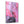 Abstract Purple Ink Drops | Designer's Collection Glass Wall Art - Artdesigna