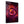 Purple & Red Flames | Glass Wall Art - Artdesigna