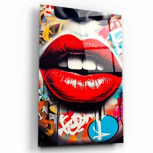 Lipps | Designers Collection Glass Wall Art - Artdesigna