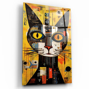 Egyptian Cat・Designers Collection Glass Wall Art - Artdesigna