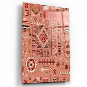 Scandinavian Egyptian Mix - Terra | Zodiac Glass Wall Art - Artdesigna