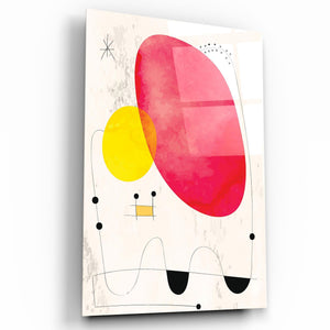 Colorful Modern Shapes 3 | Glass Wall Art - Artdesigna