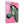 Zebra Pink - Glass Wall Art - Artdesigna