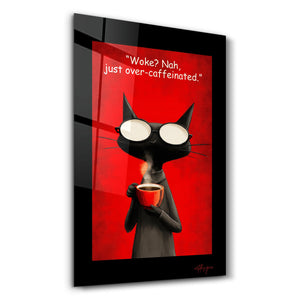 Uyandın mı? Hayır! - Cam Duvar Tablosu