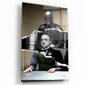 ・"Batman Vito Joker "・Designers Collection Glass Wall Art - ArtDesigna Glass Printing Wall Art