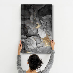 Wave Pattern | Glass Wall Art - Artdesigna