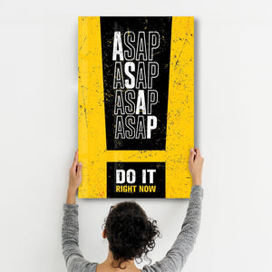 ASAP | Motivational Glass Wall Art - Artdesigna