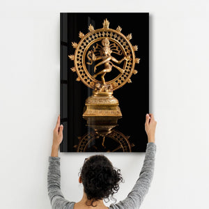 Shiva Natajara | Glass Wall Art - Artdesigna