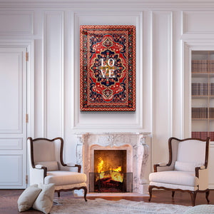 ・"Carpet Of Love"・Designers Collection Glass Wall Art - ArtDesigna Glass Printing Wall Art