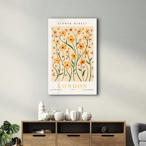 Flower Market No:8 London | Gallery Print Collection Glass Wall Art - Artdesigna