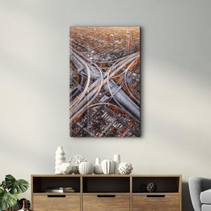 Judge Harry Pregerson Interchange LA, USA | Glass Wall Art - Artdesigna