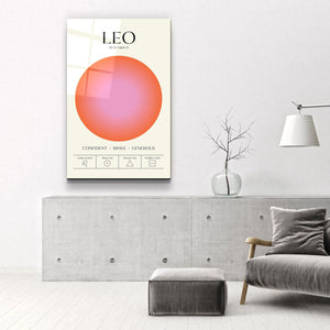 Aura Collection | Zodiac Glass Wall Art - Artdesigna