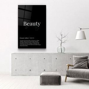 Beauty | Designers Collection Glass Wall Art - Artdesigna