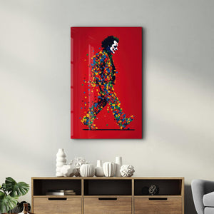 Piksel JKR | Tasarımcı Koleksiyonu Cam Duvar Tablosu