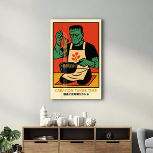 Yaratım Zaman Alır - Cam Duvar Tablosu