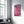 Pink Wave Pattern | Glass Wall Art - Artdesigna