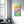Colorful Giraffe | Glass Wall Art - Artdesigna
