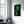 Mysterious Green Face | Glass Wall Art - Artdesigna