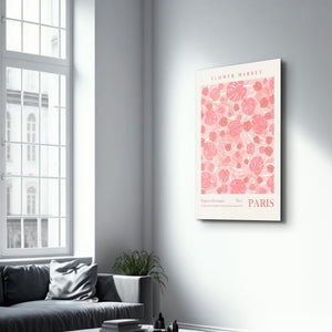 Flower Market No:1 Paris | Gallery Print Collection Glass Wall Art - Artdesigna