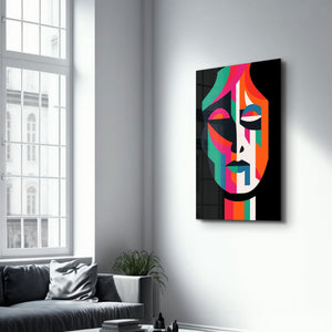 ・"The Face - Bauhaus"・Designer's Collection Glass Wall Art - ArtDesigna Glass Printing Wall Art
