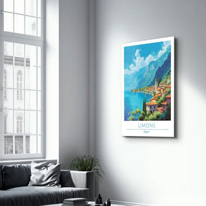 Limone Italy-Travel Posters | Glass Wall Art - Artdesigna