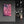 Pink Wave Pattern | Glass Wall Art - Artdesigna
