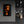 Mysterious Orange Face | Glass Wall Art - Artdesigna