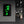 Mysterious Green Face | Glass Wall Art - Artdesigna