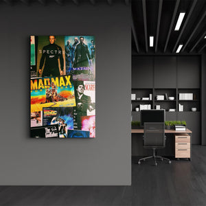 Movie Posters | Designer's Collection Glass Wall Art - Artdesigna