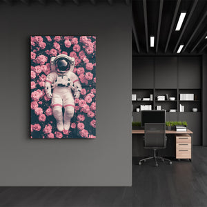 Galaktik Bahçe - Tasarımcı Koleksiyonu Cam Duvar Tablosu