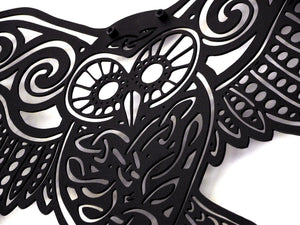 ・"Mystic Owl"・Premium Metal Wall Art - Limited Edition - ArtDesigna Glass Printing Wall Art