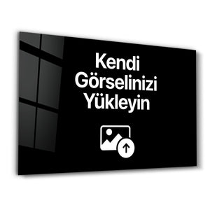 Kişiye Özel - Yatay Cam Duvar Tablosu