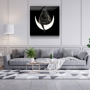 ."Moon Modern V1". Designer's Collection Glass Wall Art - ArtDesigna Glass Printing Wall Art