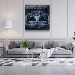 ."AlpineF1 Team". Designer's Collection Glass Wall Art - ArtDesigna Glass Printing Wall Art