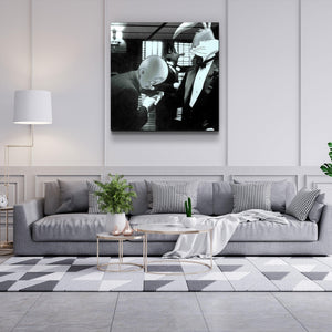 ・"Don Bunny - GodFather"・Designers Collection Glass Wall Art - ArtDesigna Glass Printing Wall Art