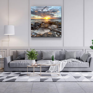 ・"Sunset Sea"・Glass Wall Art - ArtDesigna Glass Printing Wall Art