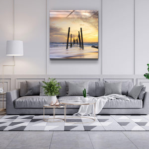 ・"Ruined Dock"・Glass Wall Art - ArtDesigna Glass Printing Wall Art