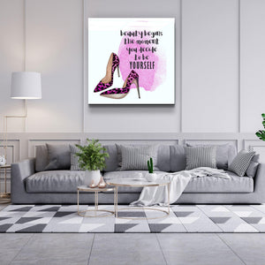 ・"Be Yourself"・Glass Wall Art - ArtDesigna Glass Printing Wall Art