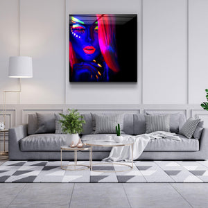 ・"Neon Dancer"・Glass Wall Art - ArtDesigna Glass Printing Wall Art