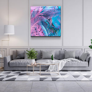 ・"Tropical Leaves"・Glass Wall Art - ArtDesigna Glass Printing Wall Art