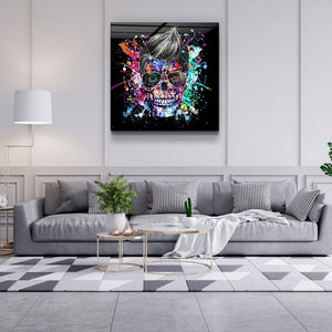 ・"Skulla2"・Glass Wall Art - ArtDesigna Glass Printing Wall Art