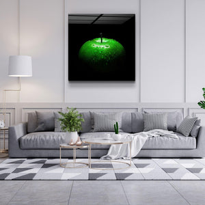 ・"Green Apple"・Glass Wall Art - ArtDesigna Glass Printing Wall Art