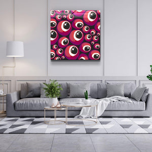 ・"Red Eyes"・Glass Wall Art - ArtDesigna Glass Printing Wall Art