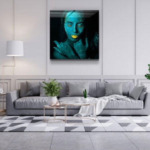 ・"Dreamer Green"・Glass Wall Art - ArtDesigna Glass Printing Wall Art